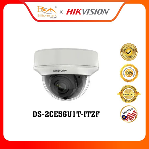 Hikvision DS-2CE56U1T-ITZF 4K Indoor Motorized Varifocal Dome Camera