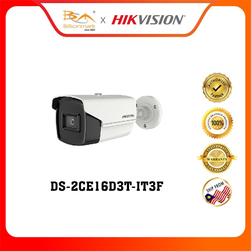 Hikvision DS-2CE16D3T-IT3F 2 MP Ultra Low Light Fixed Bullet Camera