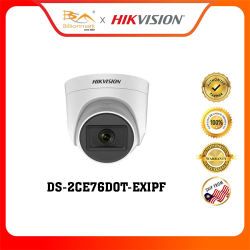 HIKVISION DS-2CE76D0T-EXIPF HD-TVI Series 2MP Indoor EXIR Turret Camera