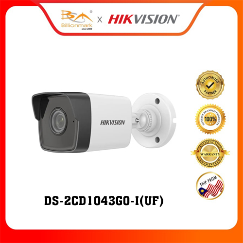 HIKVISION DS-2CD1043G0-I Value Series IP Cameras 4MP Fixed Bullet Network Camera