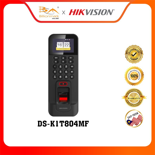 HIKVISION DS-K1T804MF 2.4-inch LCD Standalone Fingerprint AC &amp; Time Attendance IC Mifare Card