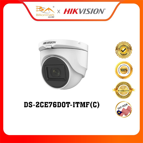 Hikvision DS-2CE76D0T-ITMF(C) 2 MP Fixed Turret Camera