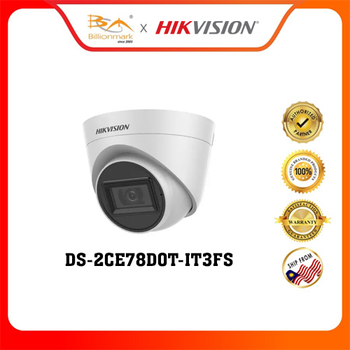 Hikvision DS-2CE78D0T-IT3FS 2 MP Audio Fixed Turret Camera