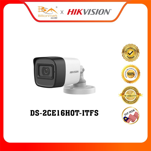 Hikvision DS-2CE16H0T-ITFS 5 MP Audio Fixed Mini Bullet Camera